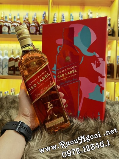 Rượu Johnnie Walker Red Label Hộp Quà Tết 2022