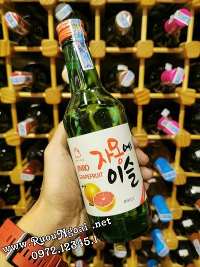 Rượu Soju Jinro Hương Bưởi