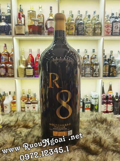 Rượu Vang Ý R8 Negroamaro 9L